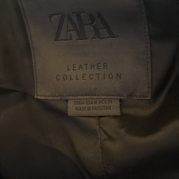 Zara leather jacket - Picture 4 of 5